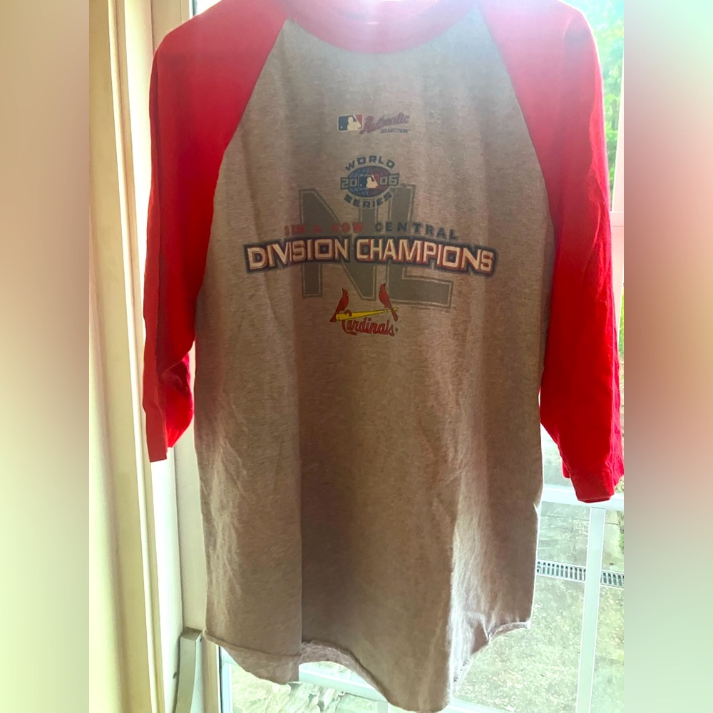 St. Louis Cardinals 2006 World Series NL champions MLB baseball shirt size Large